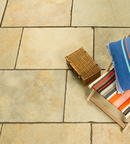 Picture of Mandalay Buff Limestone 600x900mm Calibrated Paving Slabs