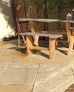 Picture of Mandalay Buff Limestone 600x900mm Calibrated Paving Slabs