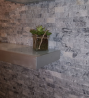Picture of White & Grey Split Face Marble Tiles