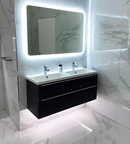 Picture of Timeless White Carrara Polished Marble Effect Porcelain Tiles