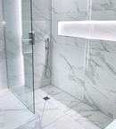 Picture of Timeless White Carrara Polished Marble Effect Porcelain Tiles