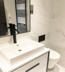 Picture of Nuova Carrara Polished Marble Effect Porcelain Tiles