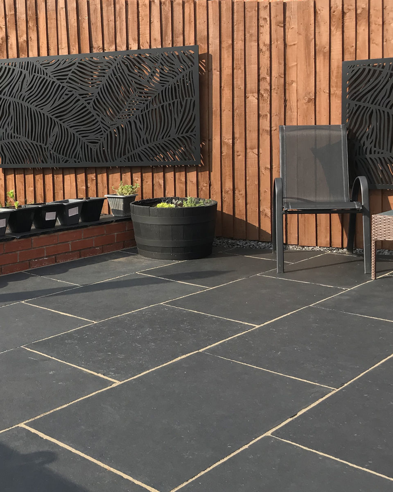 Picture of Midnight Black Limestone 600x900mm Calibrated Paving Slabs