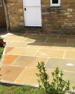 Picture of Mandalay Buff Limestone 600x900mm Calibrated Paving Slabs