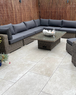 Picture of Charterhouse Bianco Antiqued Outdoor Porcelain Paving Slab Tiles