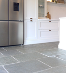 Picture of Taj Grey Limestone Tiles - Tumbled & Brushed