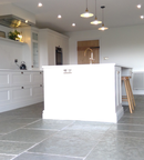 Picture of Taj Grey Limestone Tiles - Tumbled & Brushed