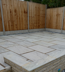 Picture of Classic Silver Grey Natural Sandstone Paving Slabs - 600x900mm