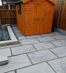 Picture of Classic Silver Grey Natural Sandstone Paving Slabs - 600x900mm