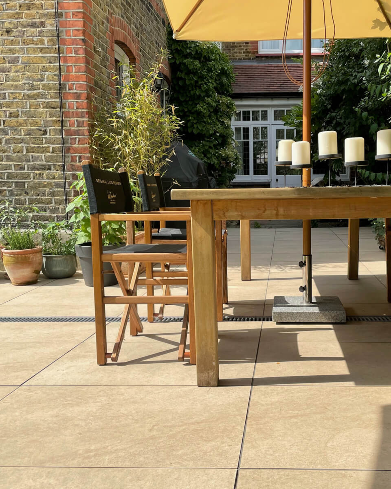 Picture of Martello Beige Outdoor Porcelain Paving Slab Tiles