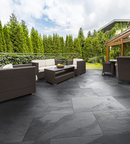 Picture of Mimica Slate Nero Porcelain Paving Slabs
