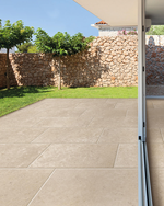 Picture of Dijon Beige Antiqued Outdoor Porcelain Paving Slab Tiles