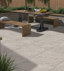 Picture of Lithos Silver Grey Outdoor Porcelain Paving Slab Tiles