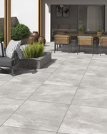 Picture of Yosemite Ash Outdoor Porcelain Paving Slab Tiles