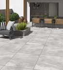 Picture of Yosemite Ash Outdoor Porcelain Paving Slab Tiles
