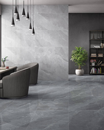 Picture of Bardiglio Grey Polished Marble Effect Porcelain Tiles