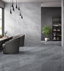 Picture of Bardiglio Grey Polished Marble Effect Porcelain Tiles