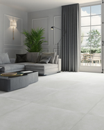 Picture of Dakota Bianco Concrete Effect Porcelain Tiles