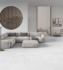 Picture of Grosvenor Bianco Concrete Effect Porcelain Tiles