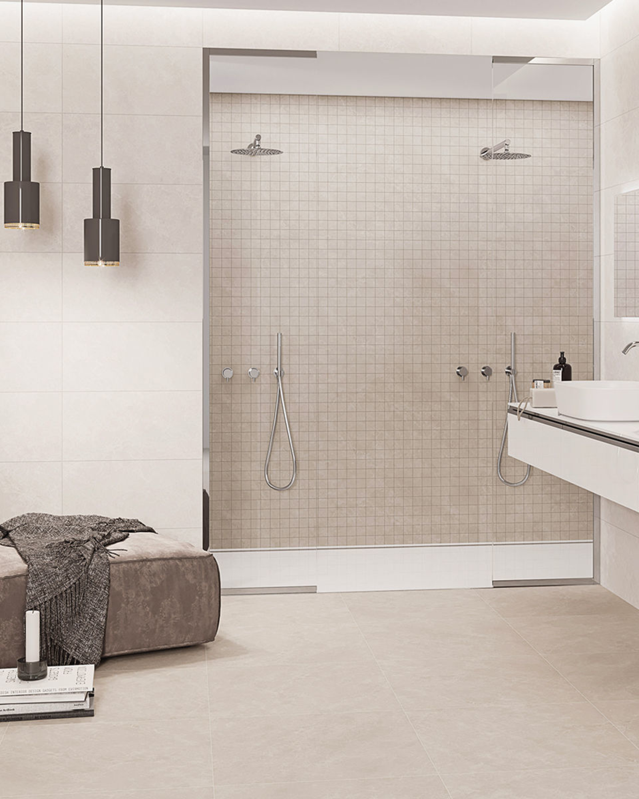 Picture of Chiltern Light Stone Effect Porcelain Tiles