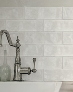 Picture of Salcombe Ivory Crackle Metro Tiles