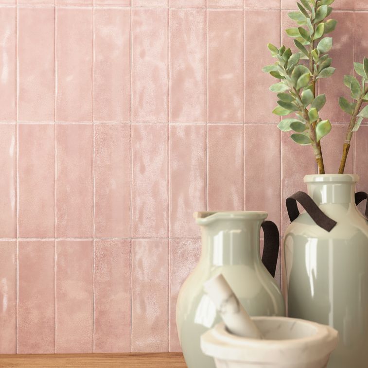 Picture of Salcombe Rose Crackle Metro Tiles
