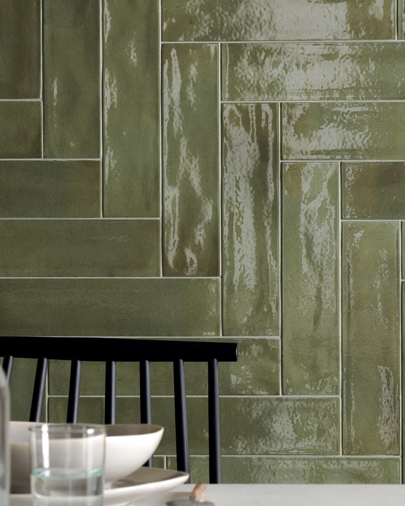 Picture of Venetian Hunter Green Metro Tiles