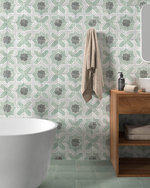 Picture of Moroccan Sage Patterned Tiles