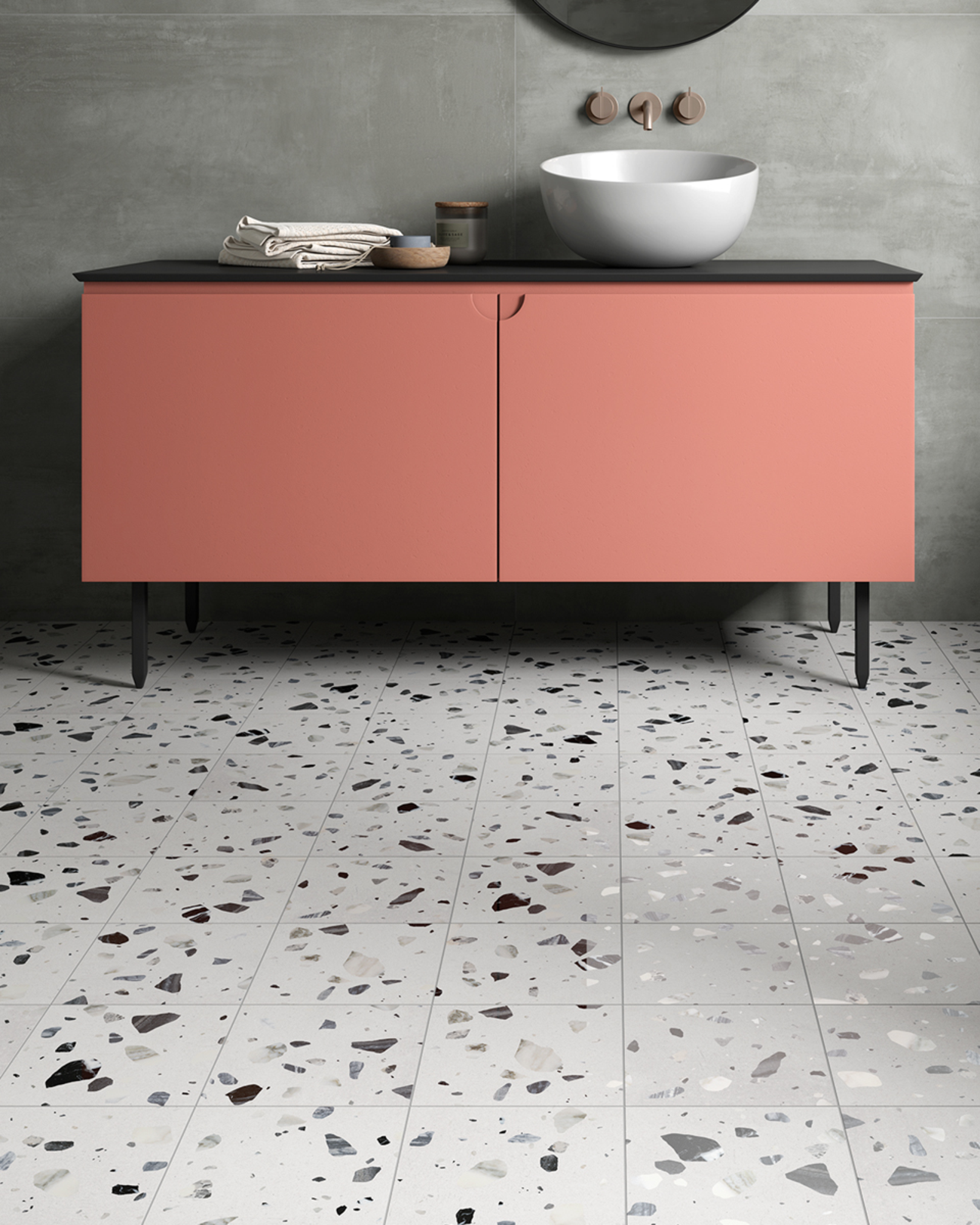 Picture of Shellstone Bianco Patterned Tiles