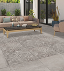 Picture of Portobello Grey Decor Porcelain Paving Slabs