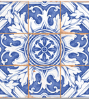 Picture of Formentera Blue Patterned Tiles