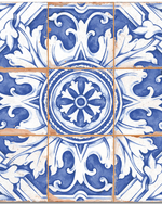 Picture of Formentera Blue Patterned Tiles