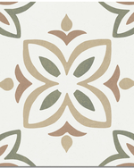 Picture of Flower Verde Patterned Tiles