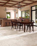 Picture of Cotswold Bianco Antique Limestone Effect Porcelain Tiles