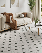 Picture of Trinity White Patterned Tiles