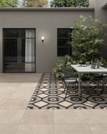 Picture of Noho Dove Grey Decor Porcelain Paving Slabs