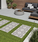 Picture of Noho Silver Victoria Decor Porcelain Paving Slabs