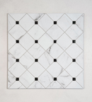 Picture of Pantheon Carrara White Patterned Tiles