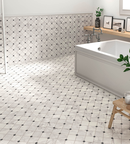 Picture of Pantheon Carrara White Patterned Tiles