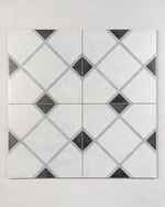 Picture of Trinity White Patterned Tiles