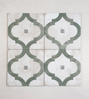 Picture of Antique Sage Decor Patterned Tiles