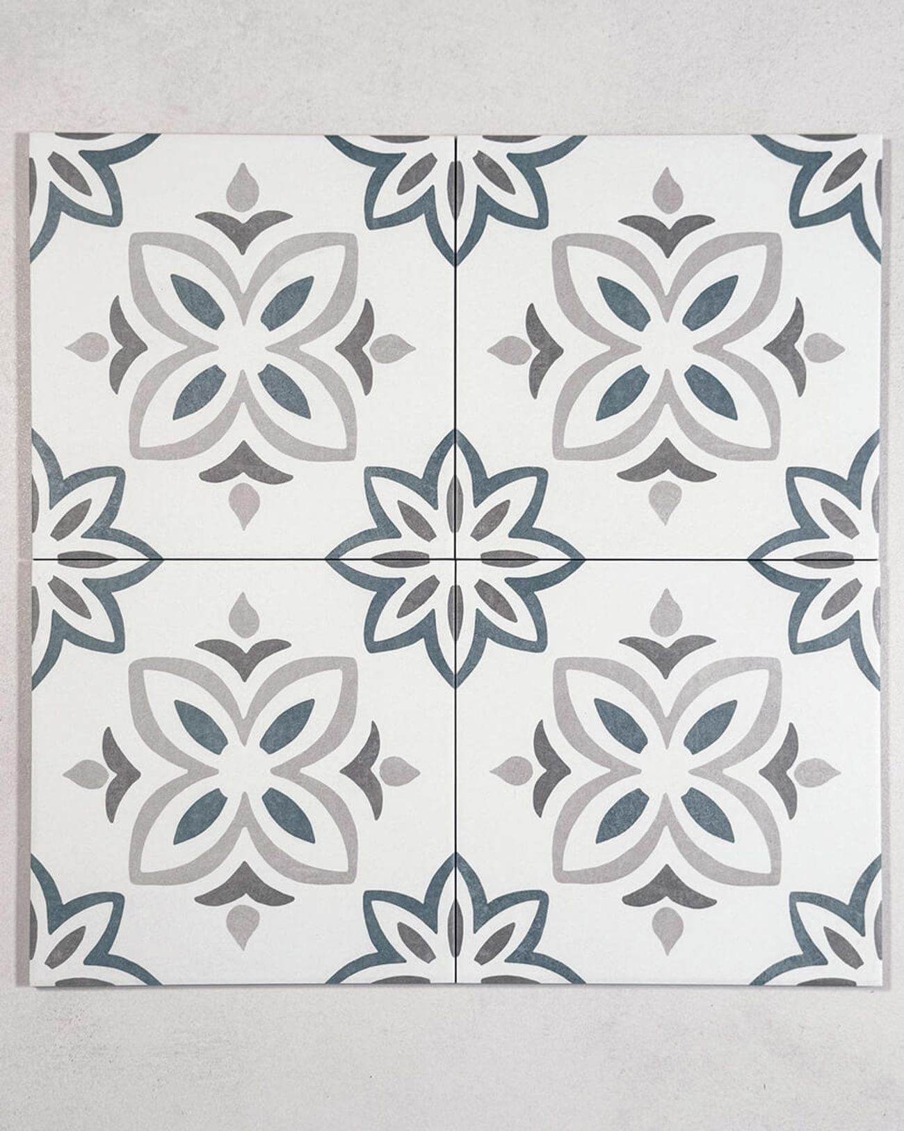Picture of Flower Azul Patterned Tiles