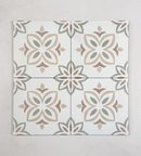 Picture of Flower Verde Patterned Tiles