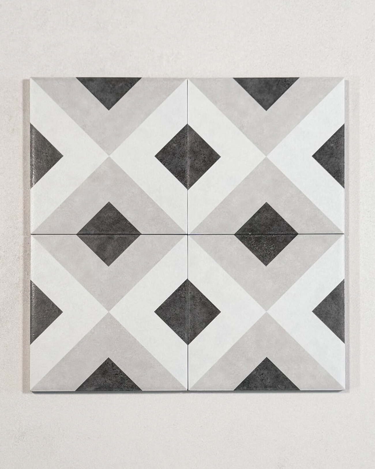 Picture of Hoxton Grey Patterned Tiles