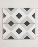 Picture of Hoxton Grey Patterned Tiles