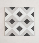 Picture of Hoxton Grey Patterned Tiles