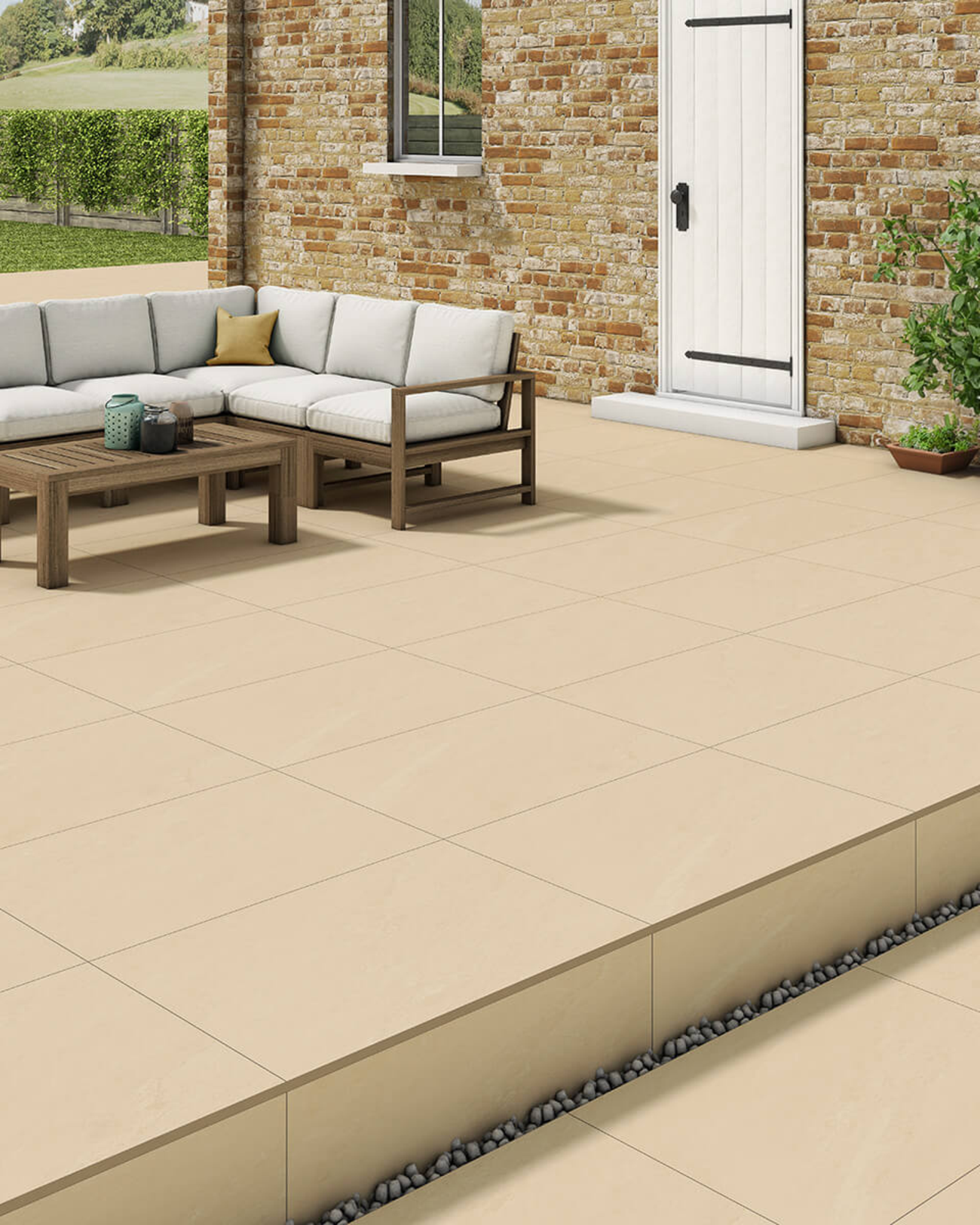 Picture of Portland Sand Porcelain Paving Slabs