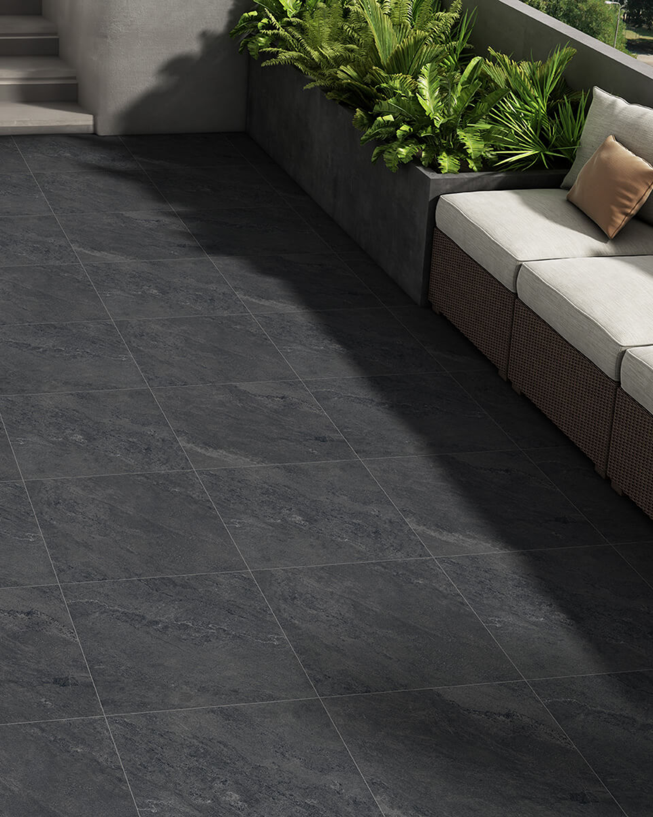 Picture of Portland Anthracite Porcelain Paving Slabs