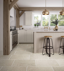 Picture of Limestone Bianco Antique Stone Effect Porcelain Tiles