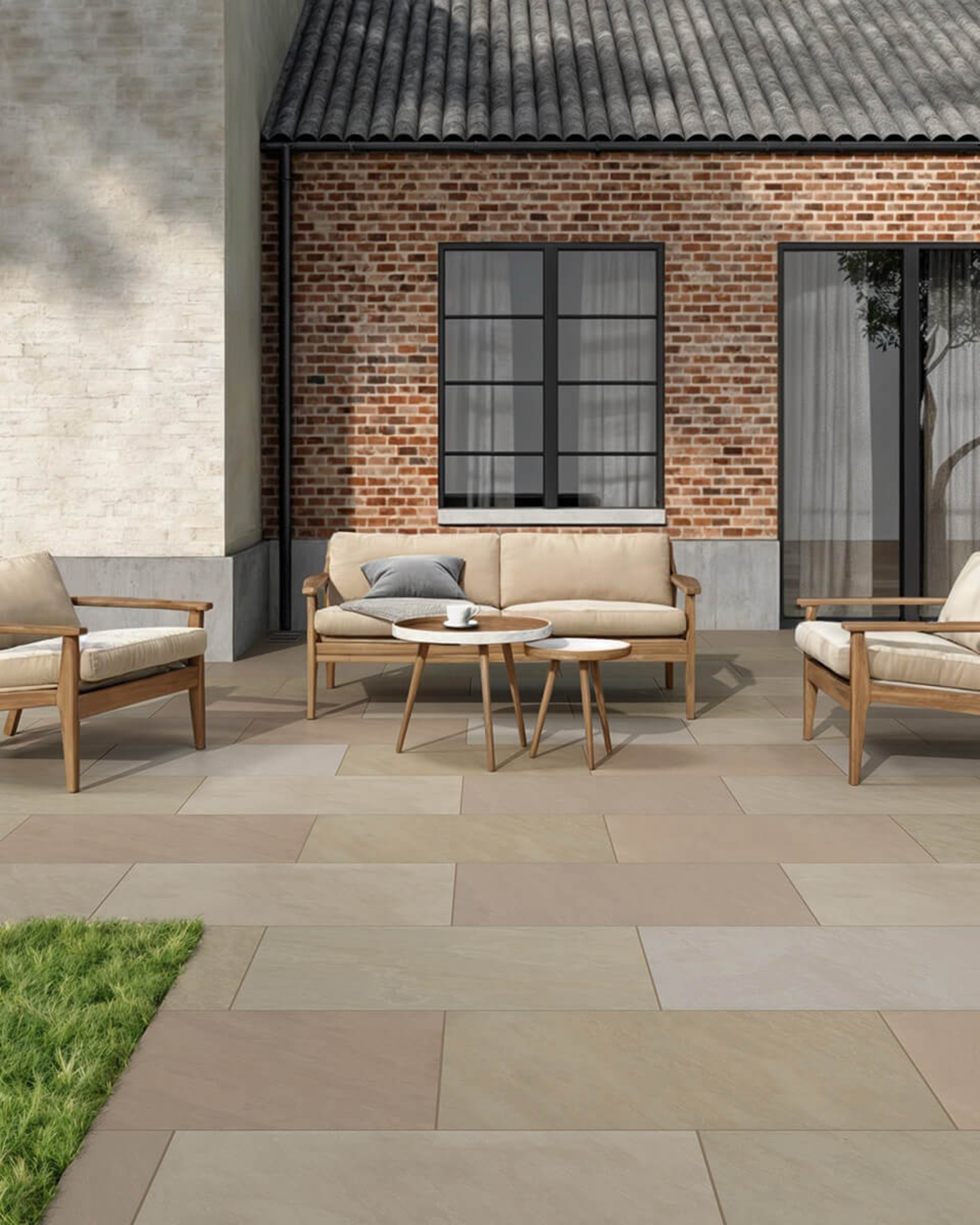 Picture of Raj Green Porcelain Paving Slabs